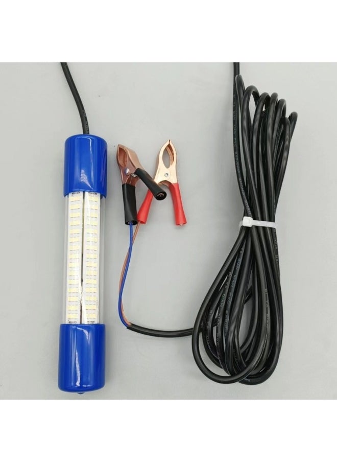 Generic Fishing Lamp Ground-mounted Electric Torch Lighting Decoration Fishing Light Outdoor Camping Emergency Searchlight-Color:240 Beads 50w Blu-ray  - Image 2