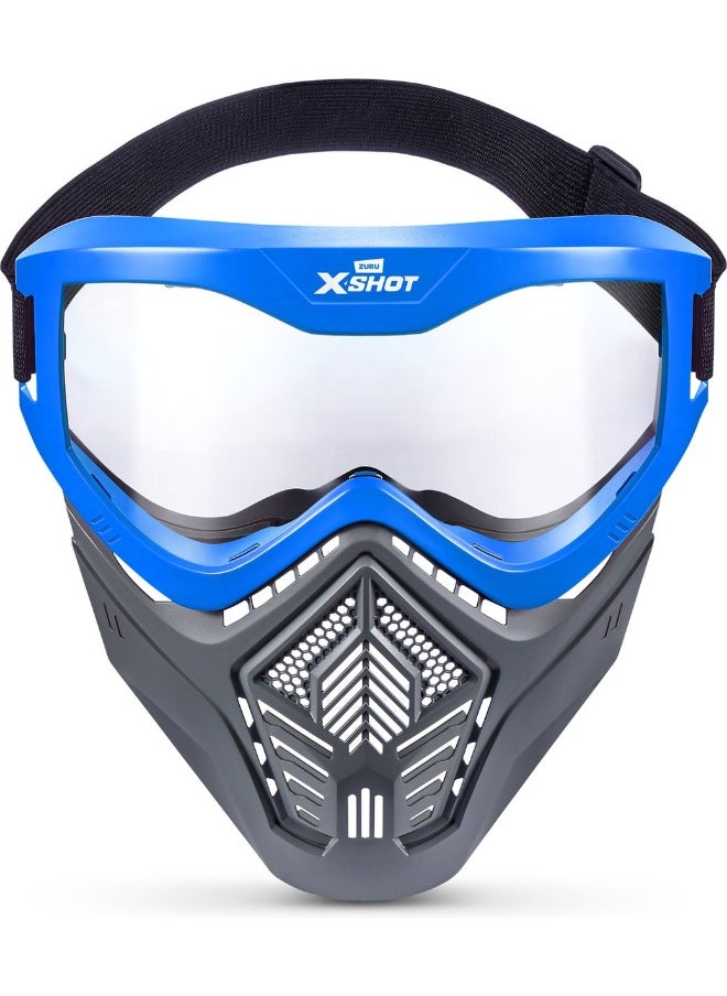 X-Shot ZURU X-Shot Tactical Mask (Black/Blue)  - Image 3