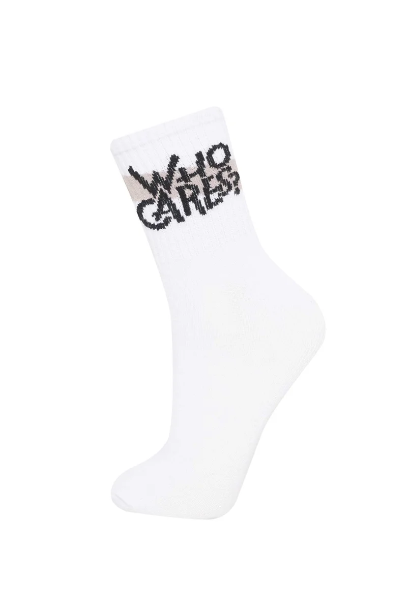 ديفاكتو Woman 3 Piece Cotton Long Socks