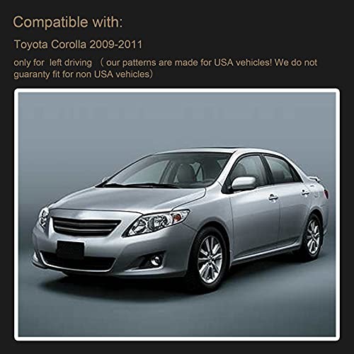 SPEEDWOW Dashboard Dash Board Cover Mat Carpet Compatible with Toyota Corolla 2009-2011 - Image 5