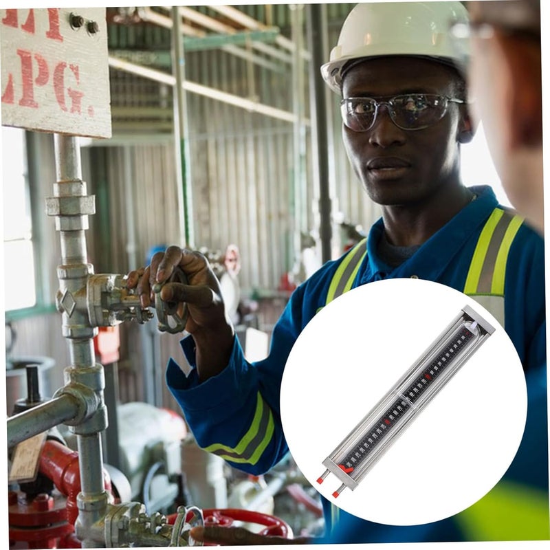 مقياس الضغط التفاضلي بأنبوب U من الفولاذ المقاوم للصدأ مع عمود مائي لاختبار خطوط أنابيب الفراغ والغاز الطبيعي - Image 5