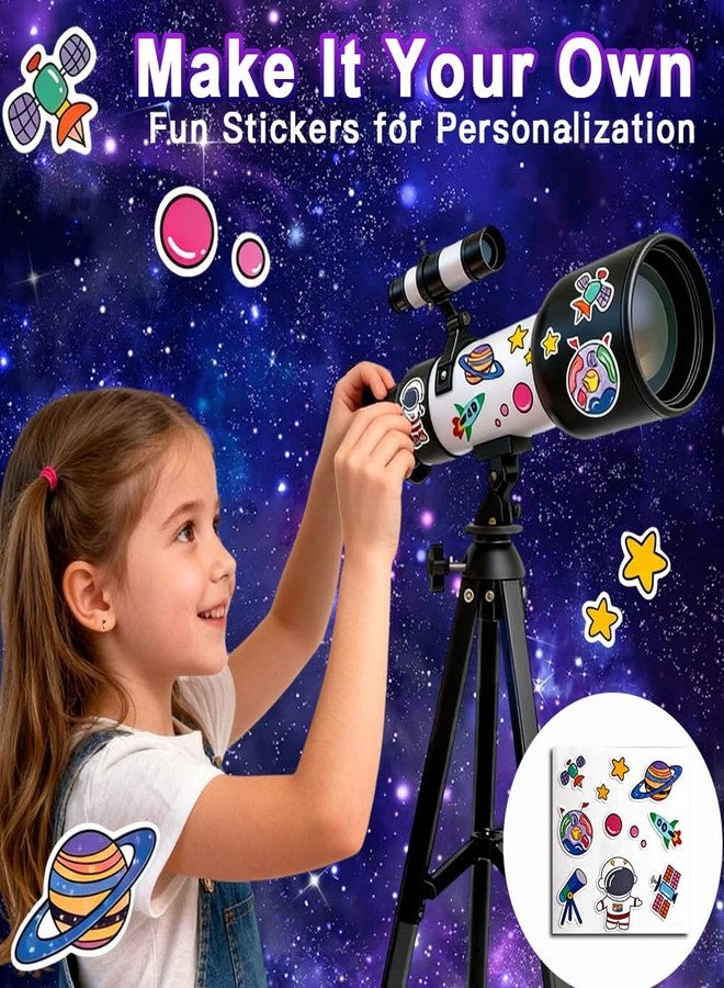 Luzsco Telescope for Kids 60mm 90x Magnification with Sturdy Tripod, 2 Eyepieces & Finder Scope, 360mm Tube, STEM Astronomy Educational Gift for Boys & Girls 6-12 - Image 2