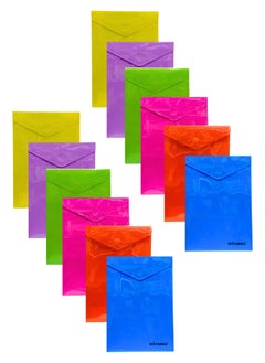 Button Folder File A4 Multicolor (Pack of 12)