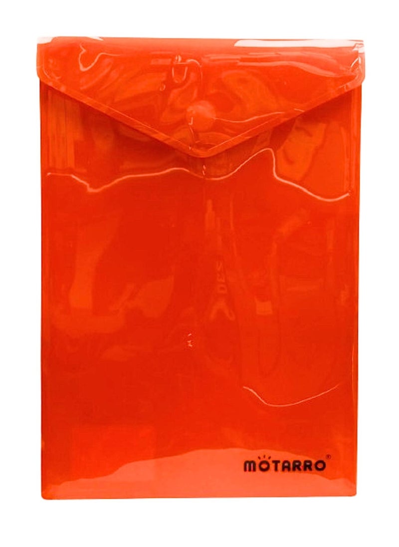 MOTARRO - Button Folder File A4 Multicolor (Pack of 12) - Image 1
