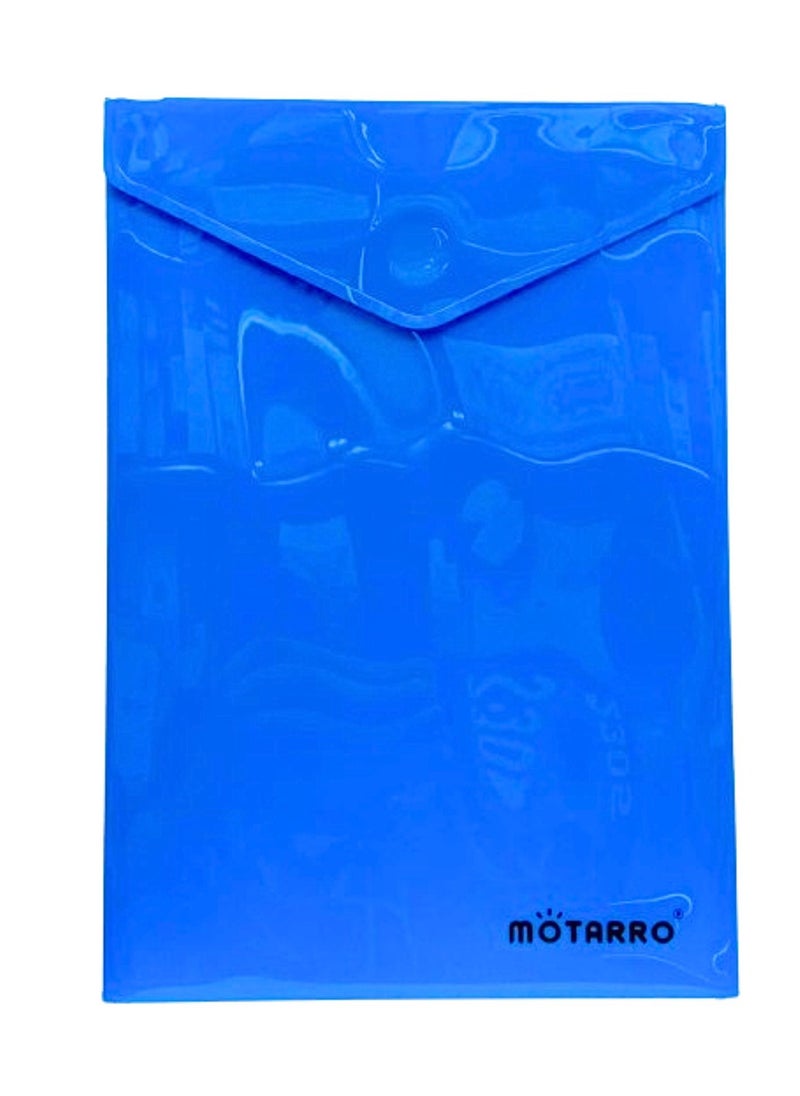 MOTARRO - Button Folder File A4 Multicolor (Pack of 12) - Image 1