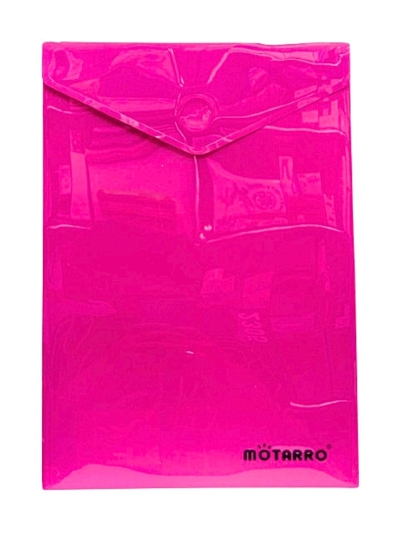 MOTARRO - Button Folder File A4 Multicolor (Pack of 12) - Image 1