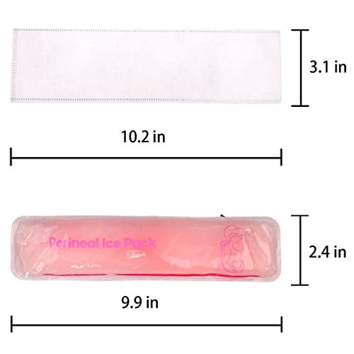 coldchill Reusable Perineal Ice Packs for Postpartum Hemorrhoid Pain Relief Hot Cold Pack for Women After Pregnancy 2 Ice Pack and 3 NonWoven Cover Pink - Image 5