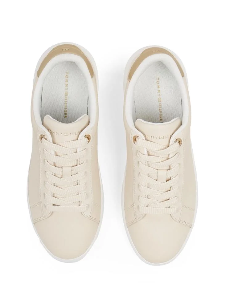TOMMY HILFIGER Logo Detail Lace Up Low Top Sneakers