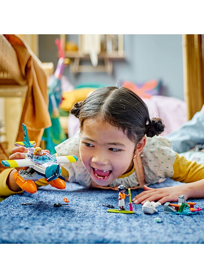 LEGO Friends Sea Rescue Plane 41752 Building Toy Set; Creative Fun for Ages 6+; Includes 2 Mini-Dolls and a Whale Character Plus Lots of Accessories; A Fun Gift for Kids Who Love Sea Life (203 Pieces) - Image 3