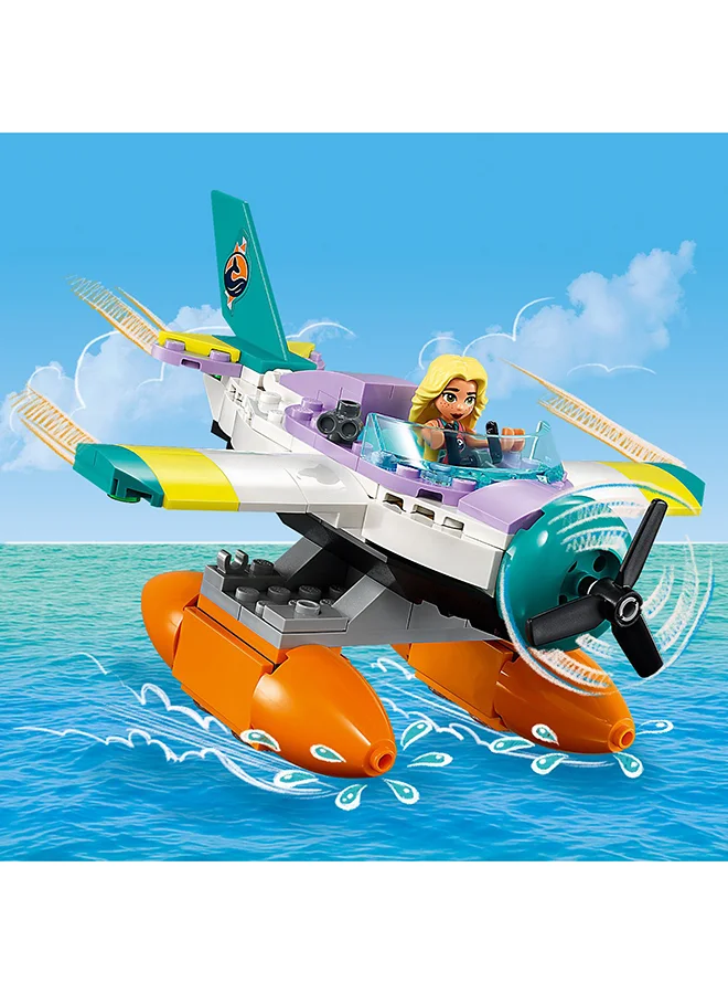 ليغو Friends Sea Rescue Plane 41752 Building Toy Set; Creative Fun for Ages 6+; Includes 2 Mini-Dolls and a Whale Character Plus Lots of Accessories; A Fun Gift for Kids Who Love Sea Life (203 Pieces)