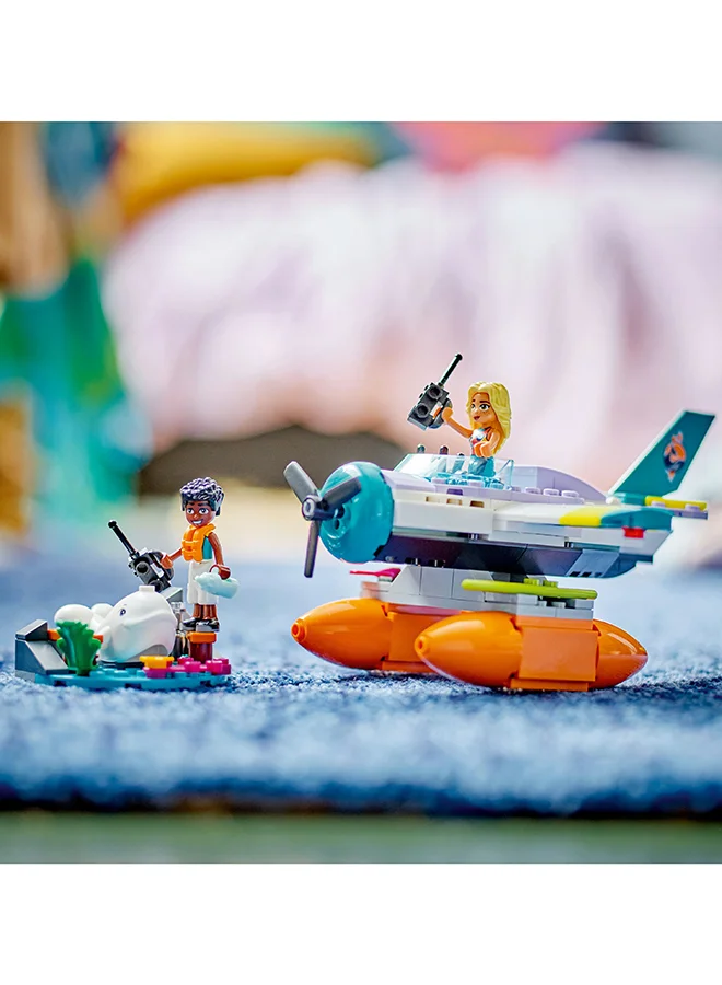 ليغو Friends Sea Rescue Plane 41752 Building Toy Set; Creative Fun for Ages 6+; Includes 2 Mini-Dolls and a Whale Character Plus Lots of Accessories; A Fun Gift for Kids Who Love Sea Life (203 Pieces)