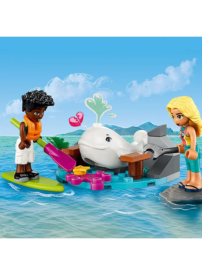 ليغو Friends Sea Rescue Plane 41752 Building Toy Set; Creative Fun for Ages 6+; Includes 2 Mini-Dolls and a Whale Character Plus Lots of Accessories; A Fun Gift for Kids Who Love Sea Life (203 Pieces)