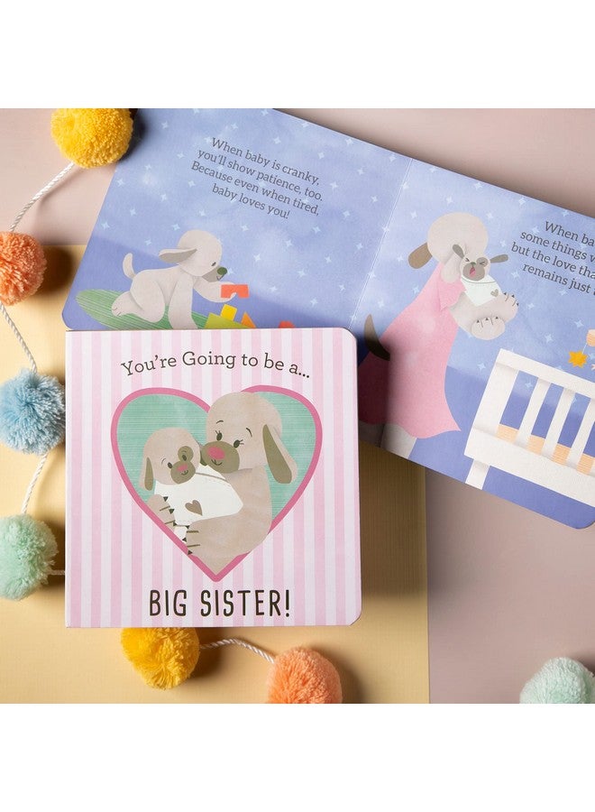 DEMDACO Going to Be A Big Sister Pink and White 6 x 6 Inch Childrens Hardboard Book - Image 4