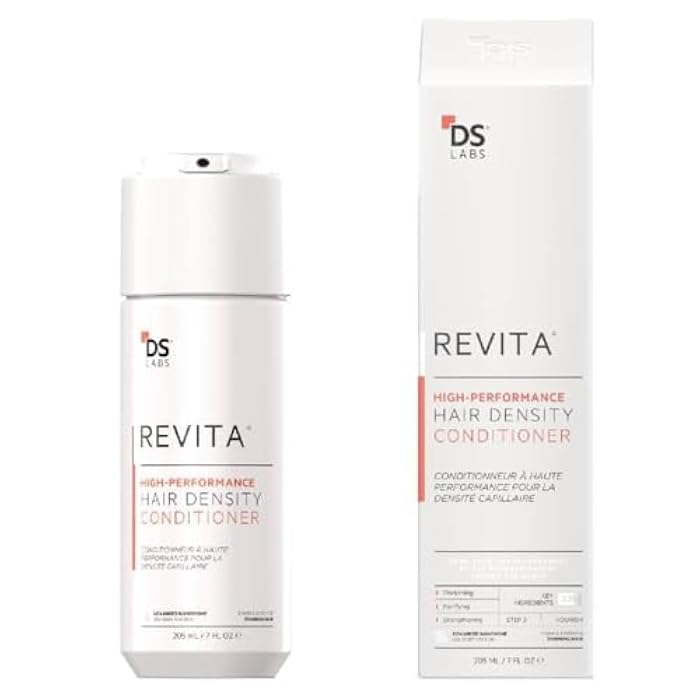 DS LABORATORIES DS Labs For Men & Women Revita Conditioner - Scalp Refreshing Hydration for Fuller Looking, Weightless Hydration, Caffeine, Turmeric, Sulfate & Silicone Free, Color Safe, 205 mL | High-Performance, Strengthening, Thickening, Volumizing, Fuller - Image 1