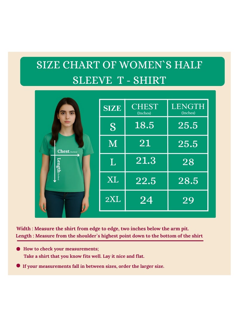 UAE Celebrating National Day Printed Adult Round Neck T-Shirt for Women - Image 2