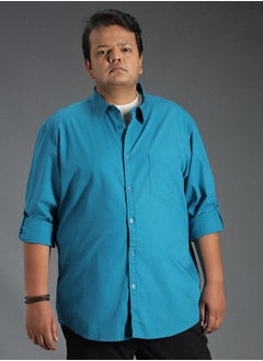 HIGH STAR Men Blue Shirts  - Image 3