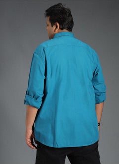 HIGH STAR Men Blue Shirts  - Image 2