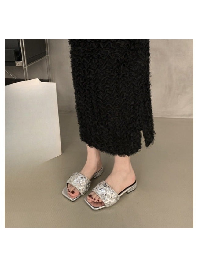 New Sparkling High Heels With Rhinestone Beads - Image 1