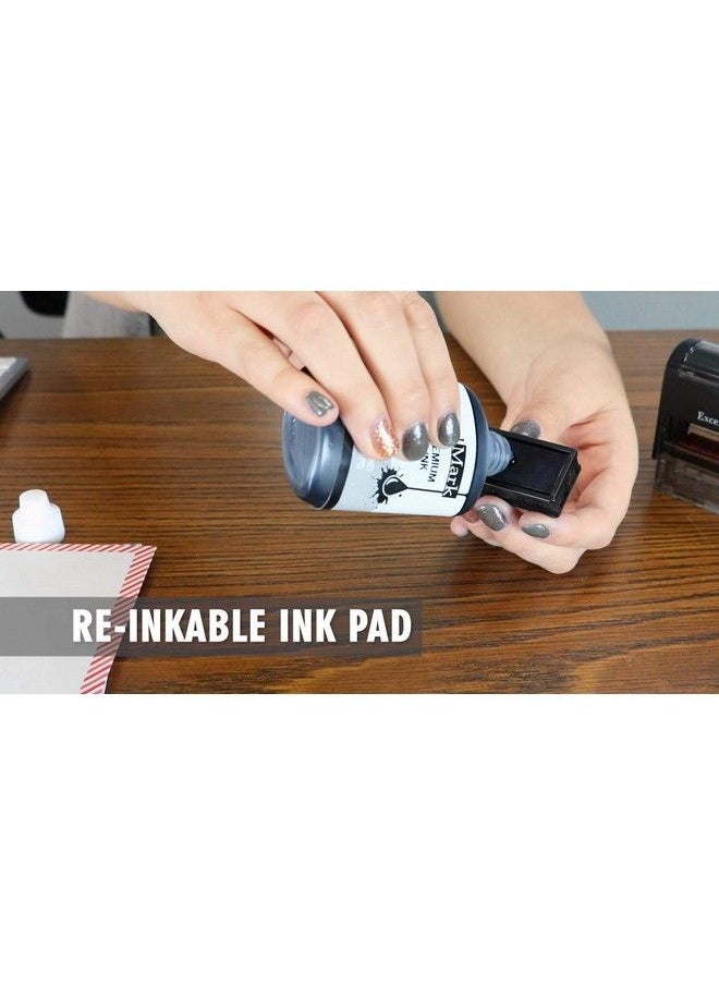 ExcelMark Packing List Enclosed Excelmark Selfinking Rubber Stamp A1539 Red Ink  - Image 5