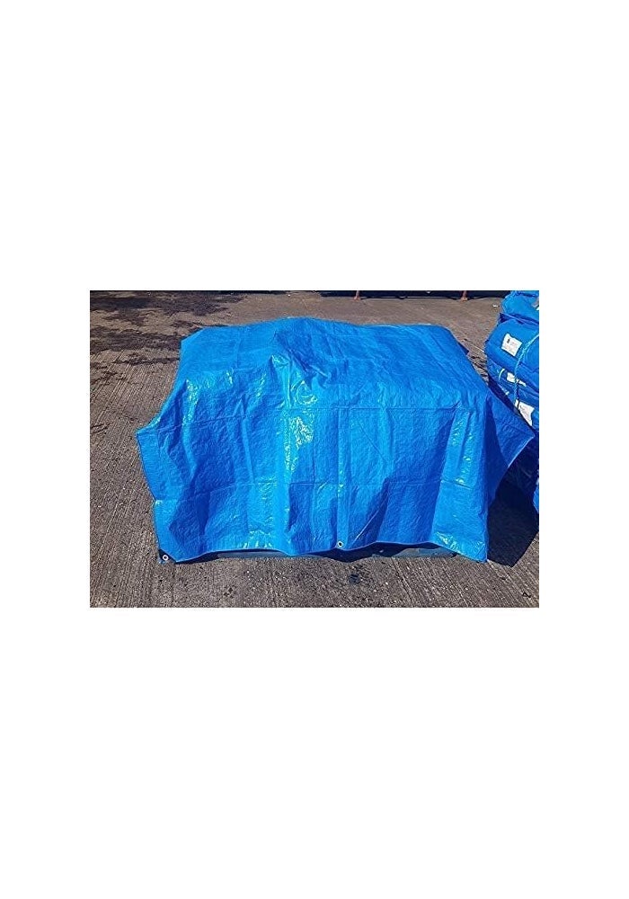 AQ AQSON AQSON 18x18 Waterproof Tarpaulin Cover - Blue, Dust and Water Resistant - Image 2