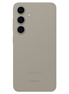 KZDOO Samsung Galaxy S24 Case Slim Thin Air Skin Full Coverage Protective Case Sturdy Durable Thin Case Drop Protection Case Cover Transparent Grey  - Image 1