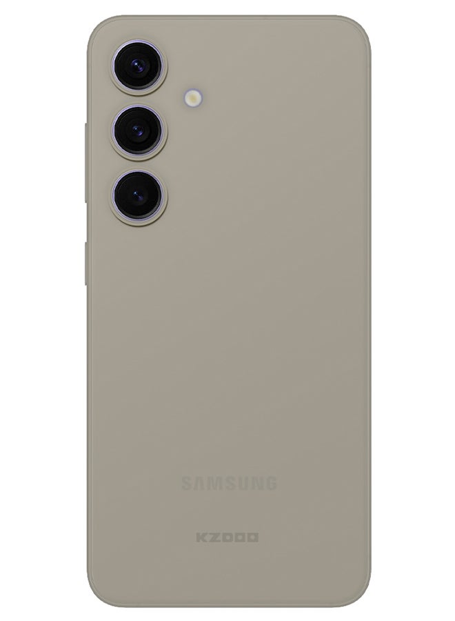 KZDOO Samsung Galaxy S24 Case Slim Thin Air Skin Full Coverage Protective Case Sturdy Durable Thin Case Drop Protection Case Cover Transparent Grey - Image 1