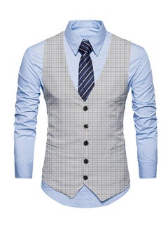 KUYING New Fashionable Personalized Printed Men's Suit Vest  - Image 1