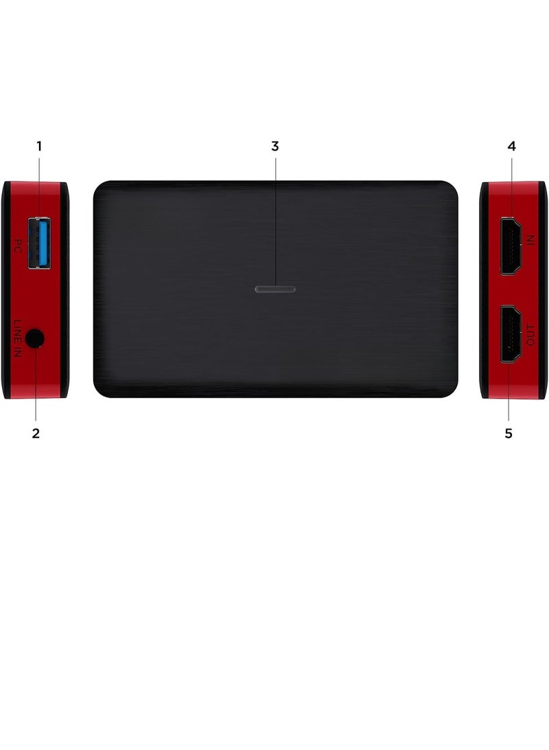 USB 3.1 4K30 Game Capture Card, HDMI 4K Video Recording & Live Streaming, Supports 4K@30fps / 1080p@120fps / 1440p@60fps - Image 2