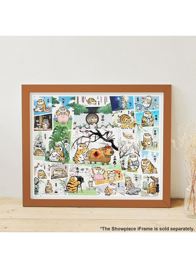 بينتو ألغاز الصور المقطوعة 2000 قطعة للكبار - ألكسندر النمر السمين - المصطلحات الشمسية الـ 24 لغز بلاستيكي جميل للديكور المنزلي بدون غبار وسهل التخزين [H3267] - Image 2