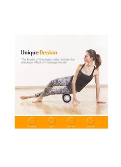 SportQ SportQ Foam Roller, Fitness Foam Roller, Deep Muscle Massage Roller Lightweight Muscle Roller for Yoga Pilates Muscle Relaxation, Balance Exercises, Physical Therapy Pain Relief  - Image 4