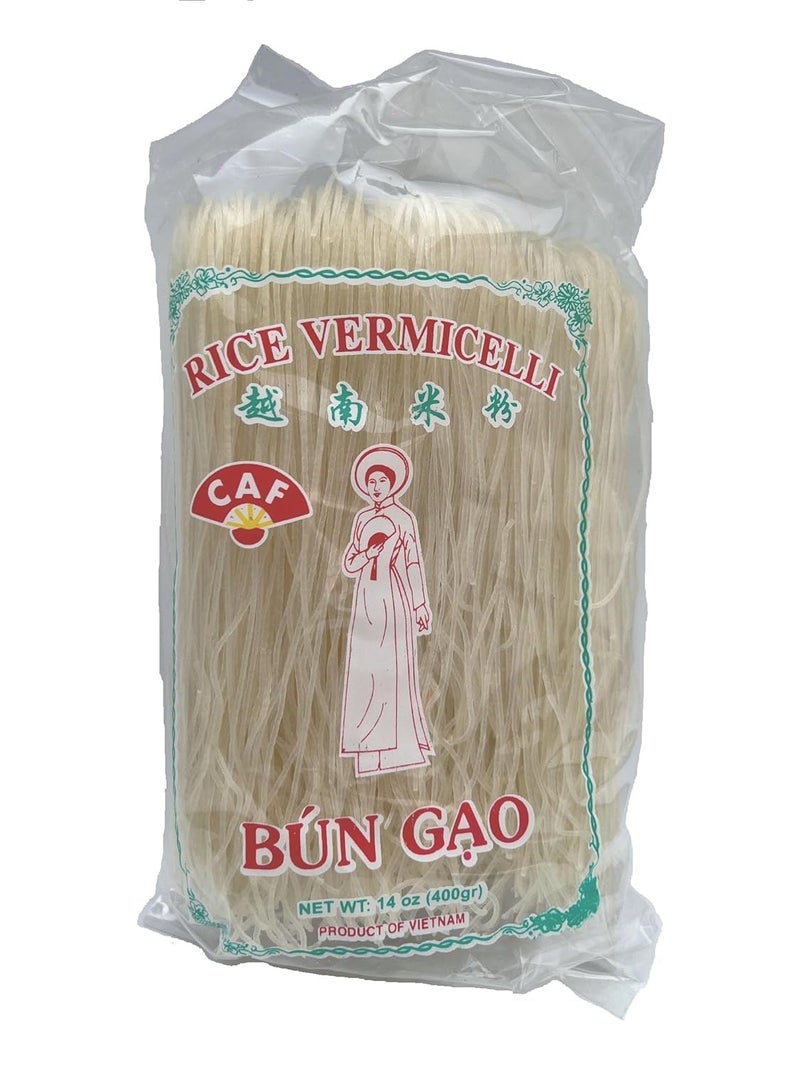 Café CAF Premium Vermicelli Noodles, Rice Vermicelli Noodles, Rice Sticks, Bun Gao, 14 Oz Gluten Free Pack of 1 - Image 5