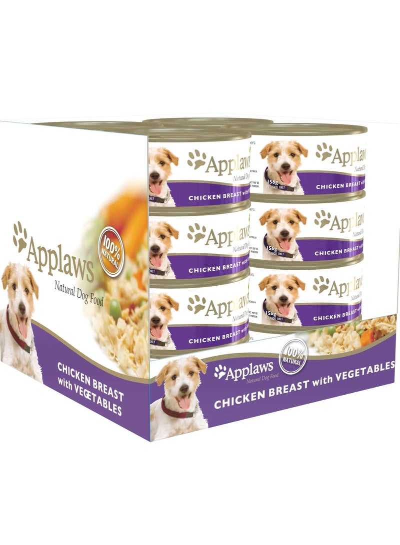 Applaws 10Pc Chicken With Vegetables Dog Wet Food Tin 156G - Image 1