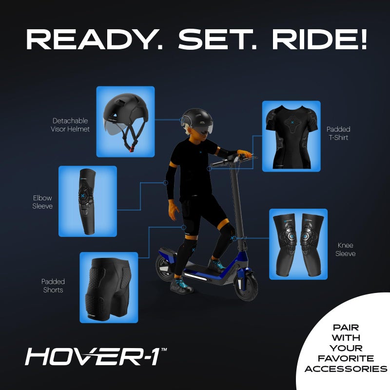 Hover-1 Ziggy Folding Kick Scooter for Kids (5+ Year Old) | Features Lean-to-Turn Axle, Solid PU Tires & Slim-Design, 110 LB Max Load Capacity, Safe, Black - Image 5