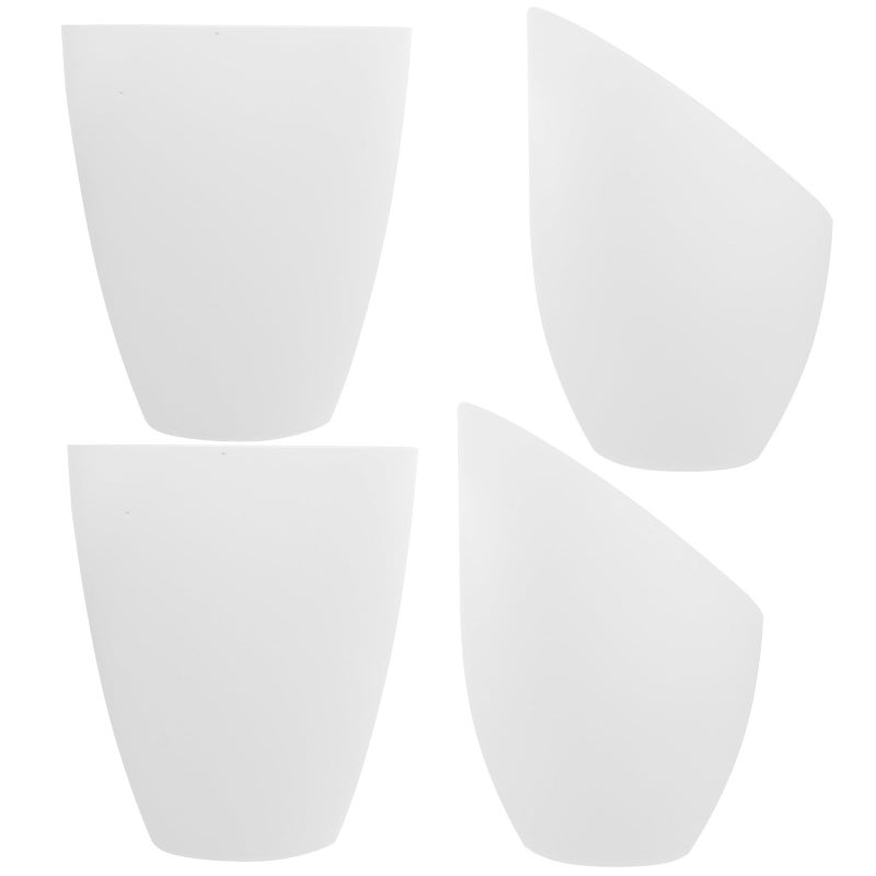 4 Pack Smooth Finish Plastic Lampshade Replacement Covers For Floor And Table Lamps - Image 2