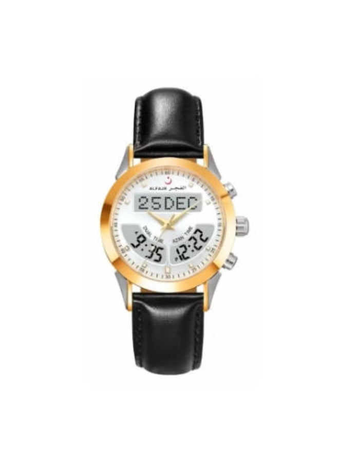 Men's Luxury Premium Black Leather Watch WA-10GSL