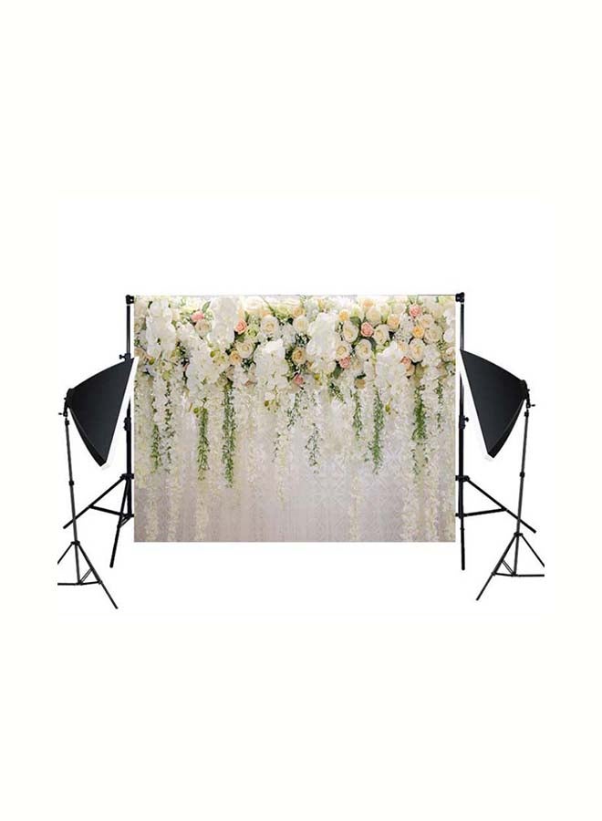 NIBEMINENT Mi Vaza Flower Wall Wedding Photography Background Cloth 0.85 X 1.25Meter multicolour  - Image 2