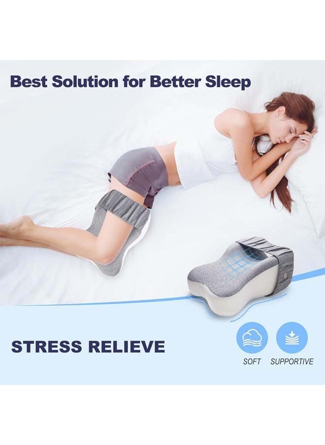 L&E Knee Leg Pillow for Side Sleepers,Knee Leg Pillow for Side Sleeping,Back Knee Sciatica Pain Relief Side Sleeping Pillow,Smooth Spine Alignment Pillow  - Image 5