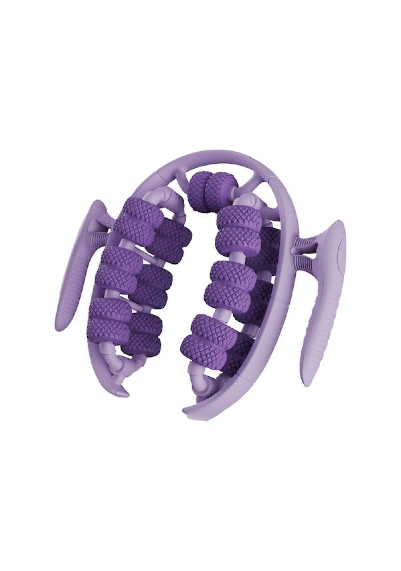26 Rounds Leg Massager PU Circular Leg Clamp Roller - Calf Muscle Relaxation Slimming Leg Yoga Wheel for Post-Workout Recovery - Image 1