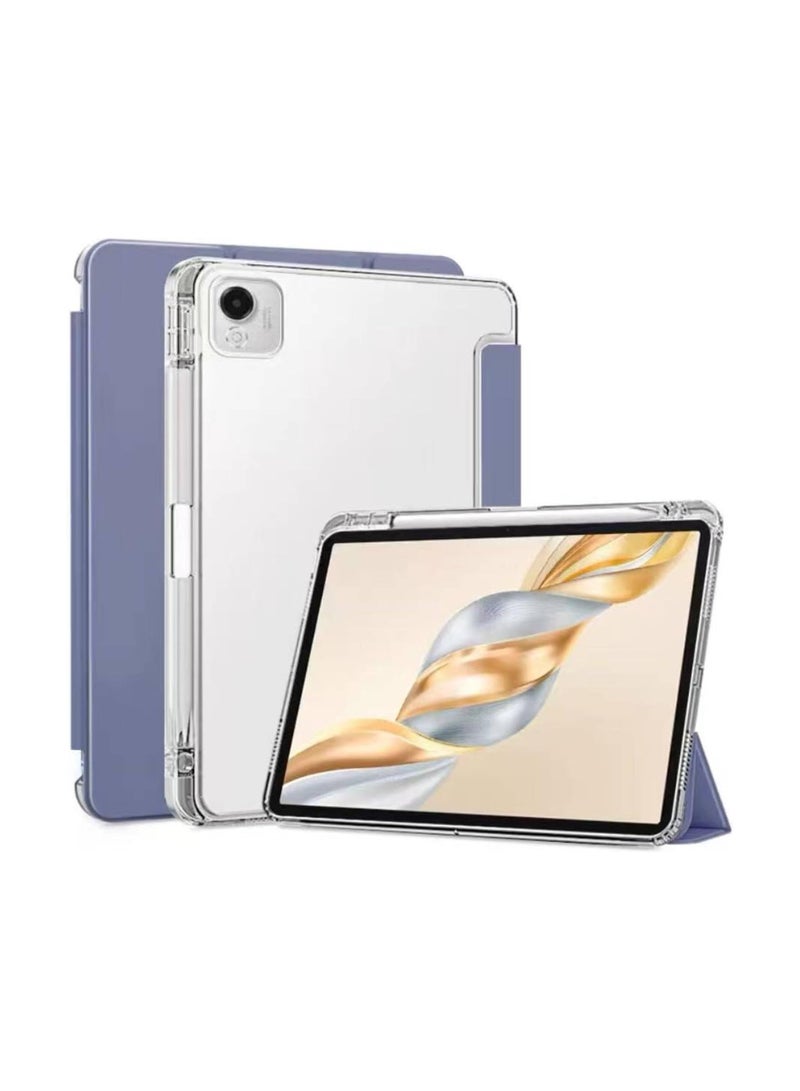 VKL Cover Compatible with Honor Pad X9a 11.5" 2025 Case with Pencil Holder, Slim Lightweight TPU Shockproof Cover with Clear Back Shell Protective for Honor Pad X9a 11.5" 2025 (Lavender) - Image 1