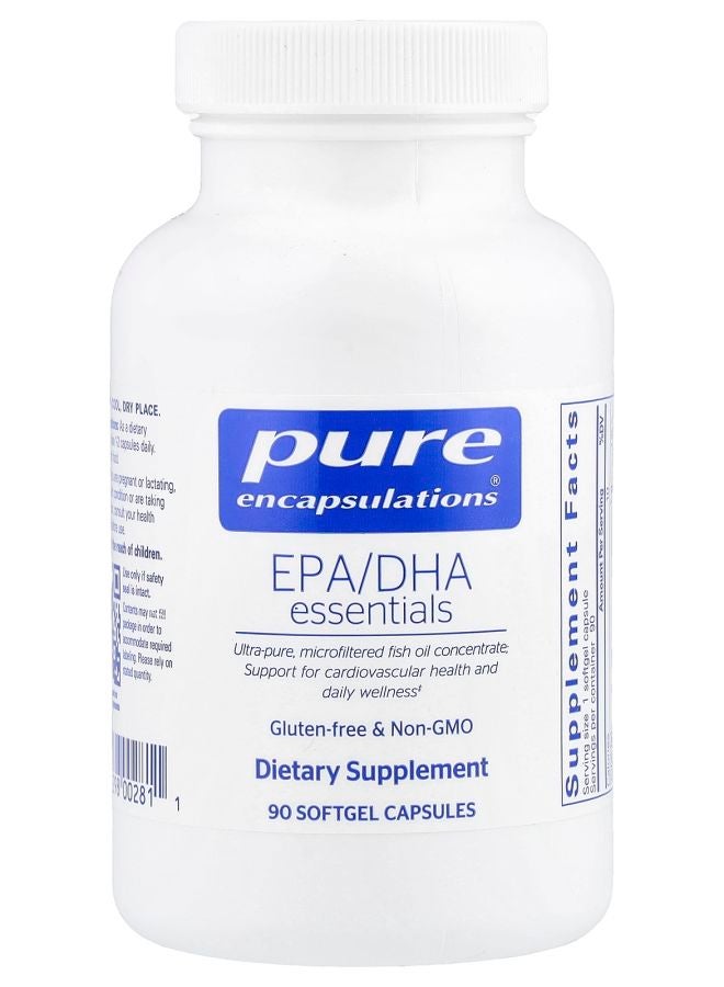 Pure Encapsulations كبسولات EPA/DHA الأساسية 90 كبسولة لينة