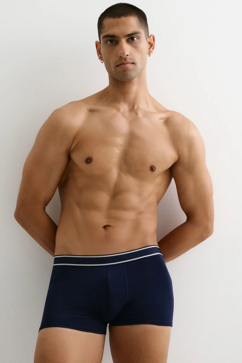 اتش اند ام سراويل ترانك قطنية - عبوة من 3 قطع