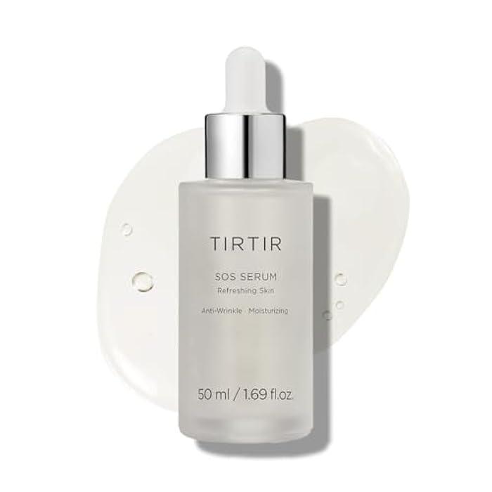 TIRTIR SOS Serum - Radiant Glow Boosting Face Serum - Plumping, Anti Aging, Hydrating - Visibly Smooth and Glowy Skin - Fragrance Free for All Skin Types, 1.69 fl.oz. - Image 1