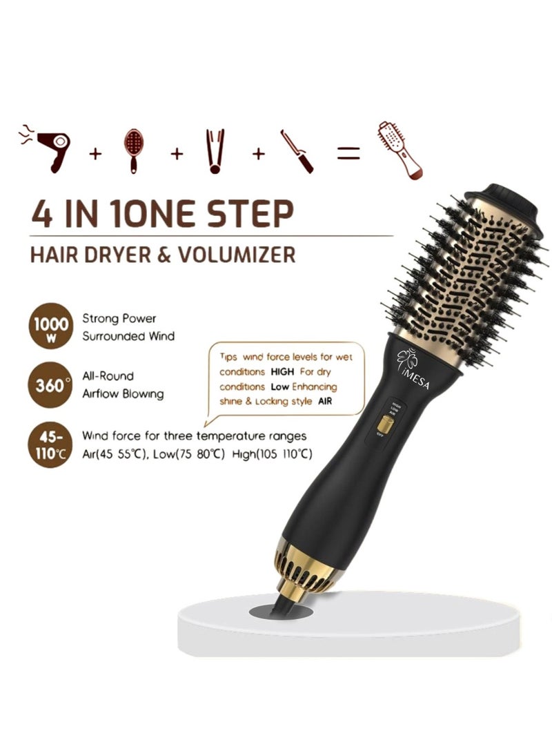 iMESA Hot Air Brush New 1000W Electric Hair Dryer Brush Styler & Volumizer The Hair Gift Every Girl Wants - Image 2