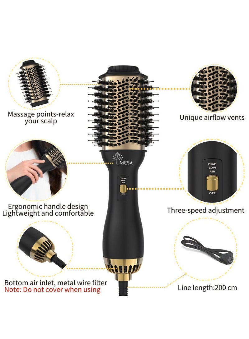 iMESA Hot Air Brush New 1000W Electric Hair Dryer Brush Styler & Volumizer The Hair Gift Every Girl Wants - Image 3