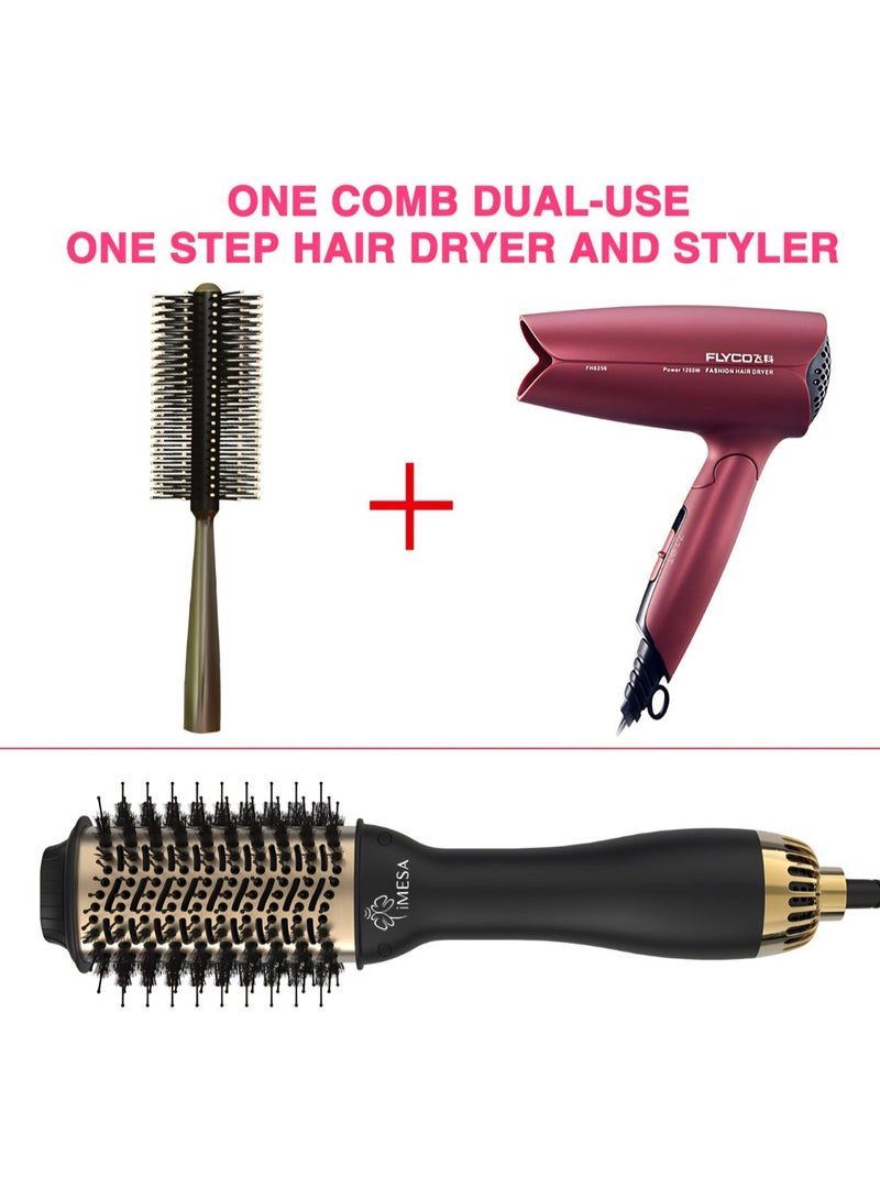 iMESA Hot Air Brush New 1000W Electric Hair Dryer Brush Styler & Volumizer The Hair Gift Every Girl Wants - Image 5