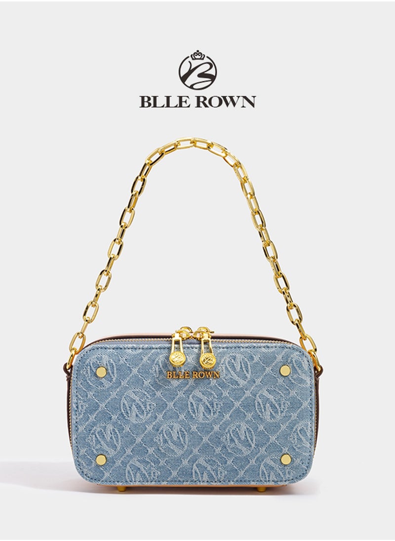 BLLE ROWN - New Arrival Women's Luxury Handbags 2pcs Bag Set With Coin Purse Free Elegant Ladies Crossbody Bag Shoulder Bag Gifts For Women - Image 1