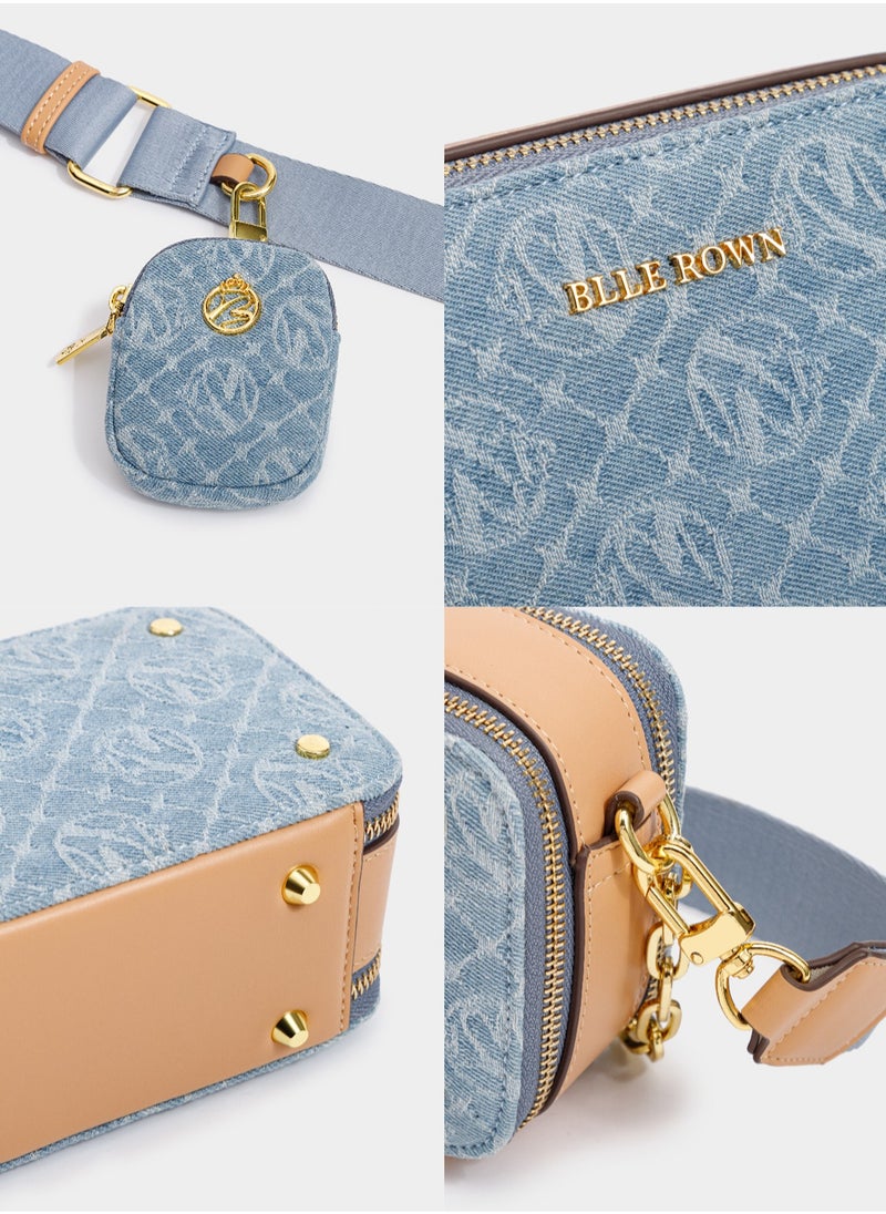BLLE ROWN - New Arrival Women's Luxury Handbags 2pcs Bag Set With Coin Purse Free Elegant Ladies Crossbody Bag Shoulder Bag Gifts For Women - Image 1