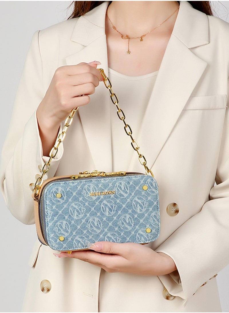 BLLE ROWN - New Arrival Women's Luxury Handbags 2pcs Bag Set With Coin Purse Free Elegant Ladies Crossbody Bag Shoulder Bag Gifts For Women - Image 1