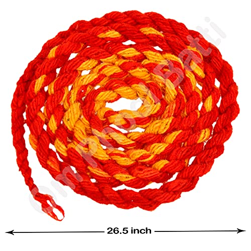 Om Phool Batti Twisted Cotton Long Wicks for Akhand Jyot, Diya Batti for Long Lasting Puja/Aarti, (Pack of 12, White) - Image 4