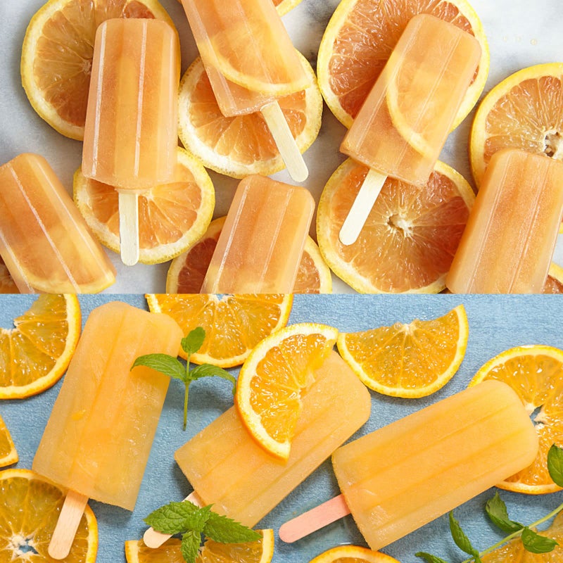 Waybesty Silicone Popsicles Molds Popcylce Molds Food Grade Reusable Popsicle Molds For Kids Homemade Popsicles Molds Ice Cream Mold Ice Pop Molds Maker With Popsicle Stick Popsicle Bag Funnel (Blue) - Image 3